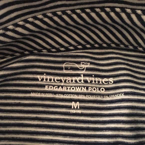 Vineyard Vines Boys L/S Polo - Size M (12-14) - Picture 3 of 6